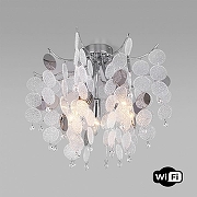 Люстра Bogate's Bolla 334/5 Smart цвет плафона/подвески Прозрачный, цвет арматуры Хром-2