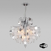 Подвесной светильник Bogate's Bolla 335/9 Smart цвет плафона/подвески Прозрачный, цвет арматуры Хром-3