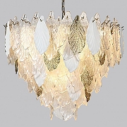 Люстра Bogate's Leaf 369 цвет плафона/подвески Белый, Золото, Прозрачный, цвет арматуры Золото