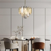 Люстра Bogate's Leaf 369/8 цвет плафона/подвески Белый, Золото, Прозрачный, цвет арматуры Золото-2