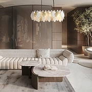 Люстра Bogate's Leaf 370 цвет плафона/подвески Белый, Золото, Прозрачный, цвет арматуры Золото-2