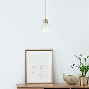 Подвесной светильник Lumion Jackie 3704/1 цвет плафона/подвески Прозрачный, цвет арматуры Бронза-5