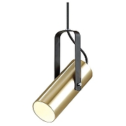 Подвесной светильник Lumion Claire 3714/1 цвет плафона/подвески Золото, цвет арматуры Черный