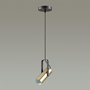 Подвесной светильник Lumion Claire 3714/1 цвет плафона/подвески Золото, цвет арматуры Черный-1