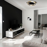 Накладной светильник De City Драйв 377013801 цвет плафона/подвески Белый, Золото, цвет арматуры Черный-8