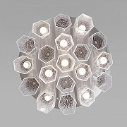 Люстра Bogate's Iceberg 381/10 цвет плафона/подвески Прозрачный, цвет арматуры Никель-2