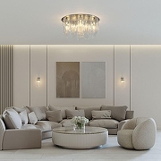 Люстра Bogate's Iceberg 381/10 цвет плафона/подвески Прозрачный, цвет арматуры Никель-5