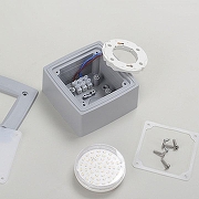 Накладной светильник Fumagalli Leti 3S1.000.000.LYG1L цвет плафона/подвески Белый, цвет арматуры Серый-1