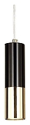 Подвесной светильник Imperiumloft Ike 40,1148 цвет плафона/подвески Золото, Черный, цвет арматуры Черный