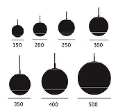 Подвесной светильник Imperiumloft M1rror Ball 40.042 цвет плафона/подвески Прозрачный, Серебро, цвет арматуры Серебро-3