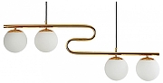 Подвесной светильник F-promo Collana 4037-4P цвет плафона/подвески Белый, цвет арматуры Золото