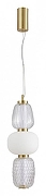 Подвесной светильник Favourite Bella 4057-1P цвет плафона/подвески Прозрачный, Опал, цвет арматуры Золото-1