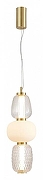 Подвесной светильник Favourite Bella 4057-1P цвет плафона/подвески Прозрачный, Опал, цвет арматуры Золото-2