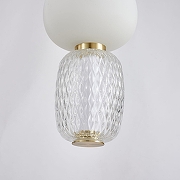 Подвесной светильник Favourite Bella 4057-1P цвет плафона/подвески Прозрачный, Опал, цвет арматуры Золото-3