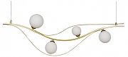 Подвесной светильник F-promo Carina 4059-4P цвет плафона/подвески Белый, цвет арматуры Золото