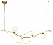 Подвесной светильник F-promo Carina 4059-4P цвет плафона/подвески Белый, цвет арматуры Золото-2