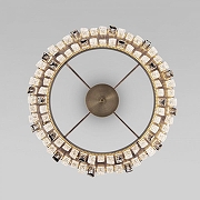 Люстра Bogate's Sparkle 417/1 цвет плафона/подвески Прозрачный, цвет арматуры Бронза-1