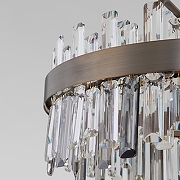 Люстра Bogate's Sparkle 417/1 цвет плафона/подвески Прозрачный, цвет арматуры Бронза-3