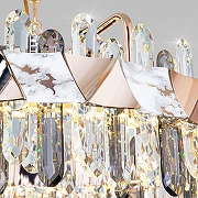 Люстра Bogate's Jewel 419/1 цвет плафона/подвески Прозрачный, цвет арматуры Золото-4