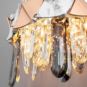 Накладной светильник Bogate's Jewel 420/1 цвет плафона/подвески Прозрачный, цвет арматуры Золото-3