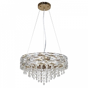 Подвесной светильник F-promo Icicle 4251-6P цвет плафона/подвески Прозрачный, цвет арматуры Золото-1