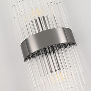 Накладной светильник Arte Milano Torcia 430122.140.2.E14.A1 BK цвет плафона/подвески Прозрачный, цвет арматуры Черный-5