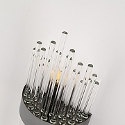 Накладной светильник Arte Milano Torcia 430122.140.2.E14.A1 BK цвет плафона/подвески Прозрачный, цвет арматуры Черный-8