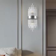 Накладной светильник Arte Milano Torcia 430122.140.2.E14.A1 BK цвет плафона/подвески Прозрачный, цвет арматуры Черный-9