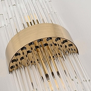 Накладной светильник Arte Milano Torcia 430122.140.2.E14.A1 BS цвет плафона/подвески Прозрачный, цвет арматуры Латунь-4