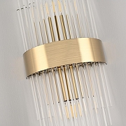 Накладной светильник Arte Milano Torcia 430122.140.2.E14.A1 BS цвет плафона/подвески Прозрачный, цвет арматуры Латунь-5