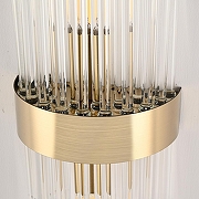 Накладной светильник Arte Milano Torcia 430122.140.2.E14.A1 BS цвет плафона/подвески Прозрачный, цвет арматуры Латунь-6