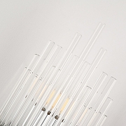 Накладной светильник Arte Milano Torcia 430122.140.2.E14.A1 CR цвет плафона/подвески Прозрачный, цвет арматуры Хром-7