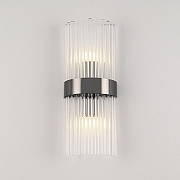 Накладной светильник Arte Milano Torcia 430122.140.2.E14.B1 BK цвет плафона/подвески Прозрачный, цвет арматуры Черный-2