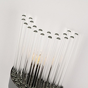 Накладной светильник Arte Milano Torcia 430122.140.2.E14.B1 BK цвет плафона/подвески Прозрачный, цвет арматуры Черный-8