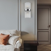 Накладной светильник Arte Milano Torcia 430122.140.2.E14.B1 BK цвет плафона/подвески Прозрачный, цвет арматуры Черный-9