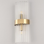 Накладной светильник Arte Milano Torcia 430122.140.2.E14.B1 BS цвет плафона/подвески Прозрачный, цвет арматуры Латунь