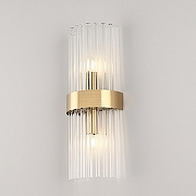 Накладной светильник Arte Milano Torcia 430122.140.2.E14.B1 BS цвет плафона/подвески Прозрачный, цвет арматуры Латунь-1