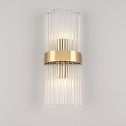 Накладной светильник Arte Milano Torcia 430122.140.2.E14.B1 BS цвет плафона/подвески Прозрачный, цвет арматуры Латунь-2