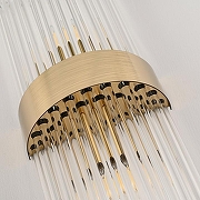 Накладной светильник Arte Milano Torcia 430122.140.2.E14.B1 BS цвет плафона/подвески Прозрачный, цвет арматуры Латунь-4