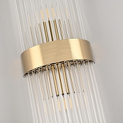 Накладной светильник Arte Milano Torcia 430122.140.2.E14.B1 BS цвет плафона/подвески Прозрачный, цвет арматуры Латунь-5