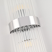 Накладной светильник Arte Milano Torcia 430122.140.2.E14.B1 CR цвет плафона/подвески Прозрачный, цвет арматуры Хром-5