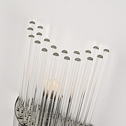 Накладной светильник Arte Milano Torcia 430122.140.2.E14.B1 CR цвет плафона/подвески Прозрачный, цвет арматуры Хром-8