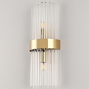 Накладной светильник Arte Milano Torcia 430122.140.2.E14.B1 GD цвет плафона/подвески Прозрачный, цвет арматуры Золото