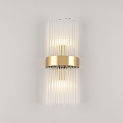 Накладной светильник Arte Milano Torcia 430122.140.2.E14.B1 GD цвет плафона/подвески Прозрачный, цвет арматуры Золото-2