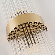 Накладной светильник Arte Milano Torcia 430122.140.2.E14.B1 GD цвет плафона/подвески Прозрачный, цвет арматуры Золото-4