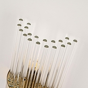 Накладной светильник Arte Milano Torcia 430122.140.2.E14.B1 GD цвет плафона/подвески Прозрачный, цвет арматуры Золото-8