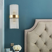 Накладной светильник Arte Milano Torcia 430122.140.2.E14.B1 GD цвет плафона/подвески Прозрачный, цвет арматуры Золото-9