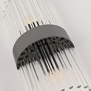 Накладной светильник Arte Milano Torcia 430122.140.2.E14.C1 BK цвет плафона/подвески Прозрачный, цвет арматуры Черный-4