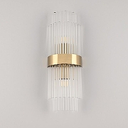 Накладной светильник Arte Milano Torcia 430122.140.2.E14.C1 BS цвет плафона/подвески Прозрачный, цвет арматуры Латунь-3