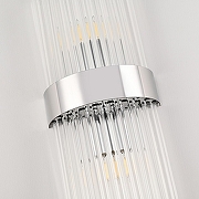 Накладной светильник Arte Milano Torcia 430122.140.2.E14.C1 CR цвет плафона/подвески Прозрачный, цвет арматуры Хром-5